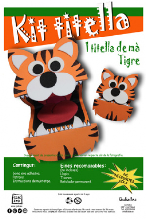 Kit titella de mà - Tigre